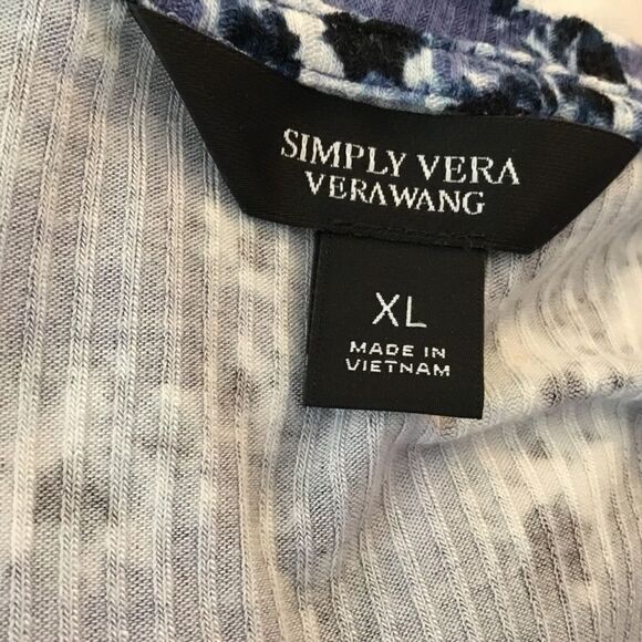 Women’s Size XL Simply Vera by Vera Wang Long Sleeve Knit Shirt - Picture 8 of 10